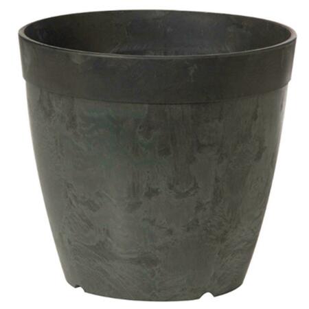 NOVELTY 6 in. Dolce Planter, Black, Round 157006